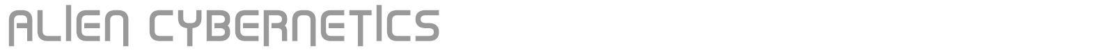 Alien Cybernetics font preview